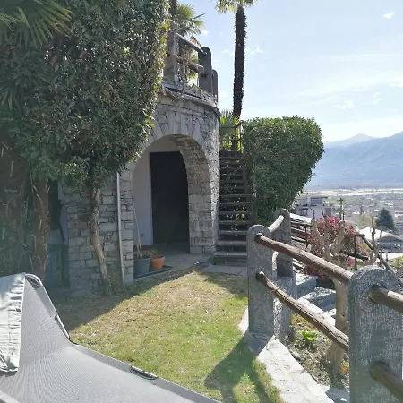 Casa Ramarro-panoramasicht Auf Den Lago Maggiore Lejlighed Gordola