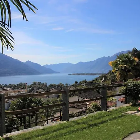 Casa Ramarro-panoramasicht Auf Den Lago Maggiore Lejlighed *
