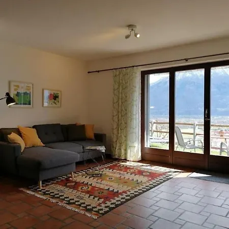 Casa Ramarro-panoramasicht Auf Den Lago Maggiore Gordola