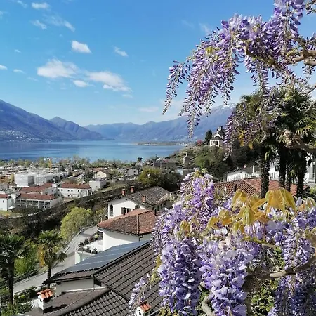 Casa Ramarro-panoramasicht Auf Den Lago Maggiore