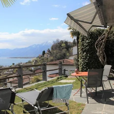 Casa Ramarro-panoramasicht Auf Den Lago Maggiore